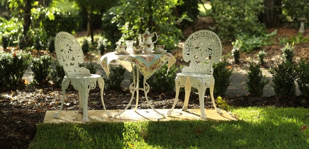 English summer garden tea