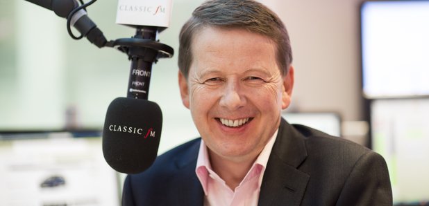 Bill Turnbull in Classic FM studio